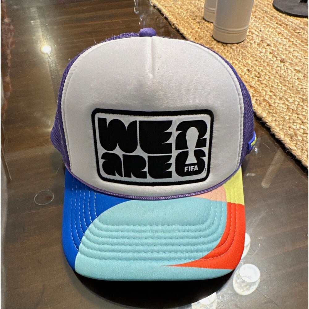 FIFA We Are 26 Men's Multicolor Colorblock Mesh Back Trucker Hat One Size